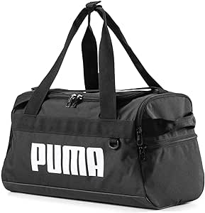 Bolsa negra de la marca PUMA, ideal para viajes y entrenamientos - Mejores bolsas de viaje.